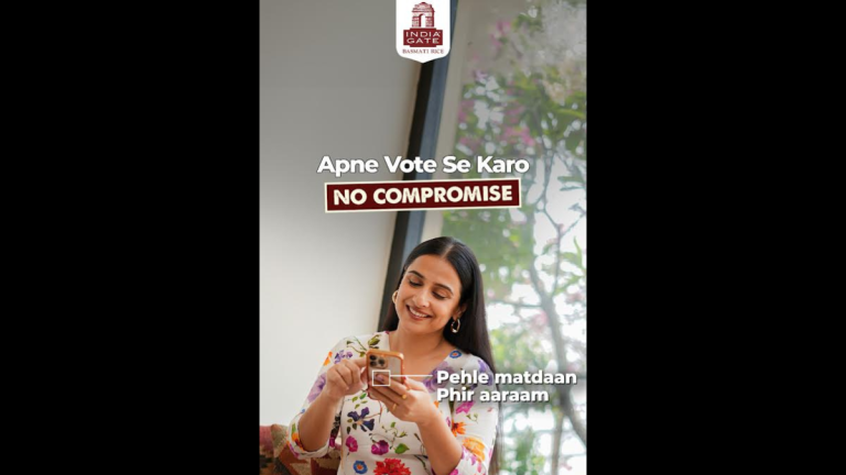 India Gate Foods tekee yhteistyötä Vidya Balanin kanssa käynnistääkseen Apne Vote Se No Compromise -kampanjan – Brand Wagon News